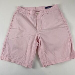 Vineyard Vines Mens Size 30 Pink Flat Front Chino Casual‎ Summer Golf Shorts